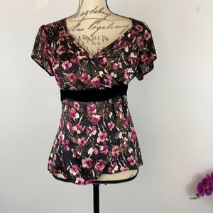 Ann Taylor Women’s Short Sleeve Top Blouse Size 6